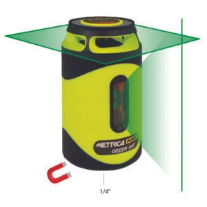 NIVEL LÁSER MÉTRICA FLASH GREEN 360°